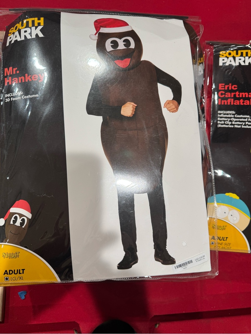 Mr. Hankey adult South Park original custom with Santa hat
